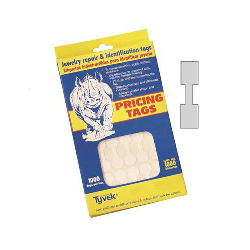 Jewelry labels 9 Mixed Tyvek Price Labels
