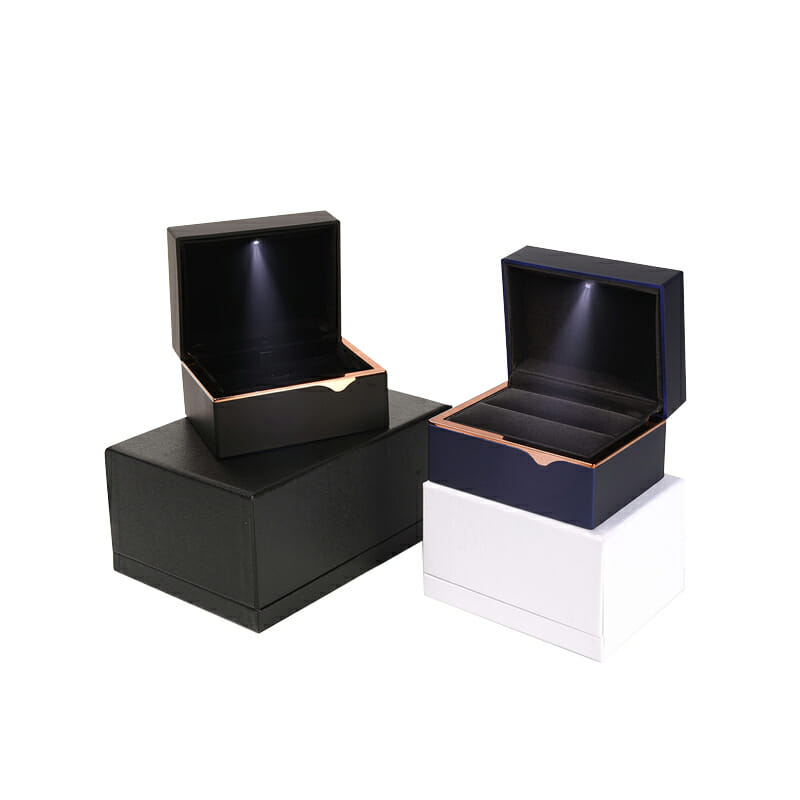 Led Ring Necklace Jewelry Packing Boxes