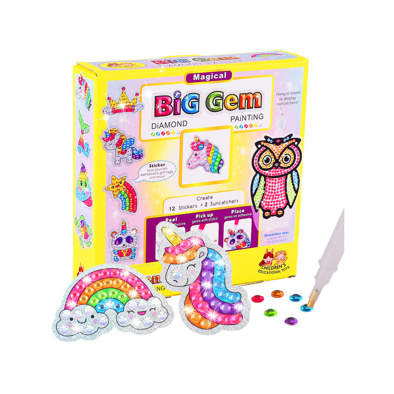 Laser Glitter Kids Stickers