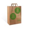 Blank Kraft Paper Shopping Bags