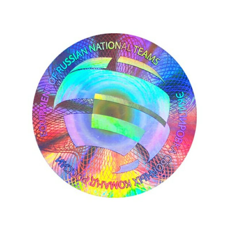 logo laser holographic stickers 2