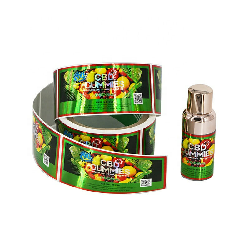 Electronic Cigarette Oil Bottle Packing Sticker