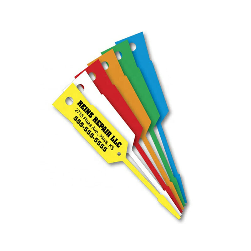 plastic key tag 7 Auto Repair Shop Plastic Service Tags