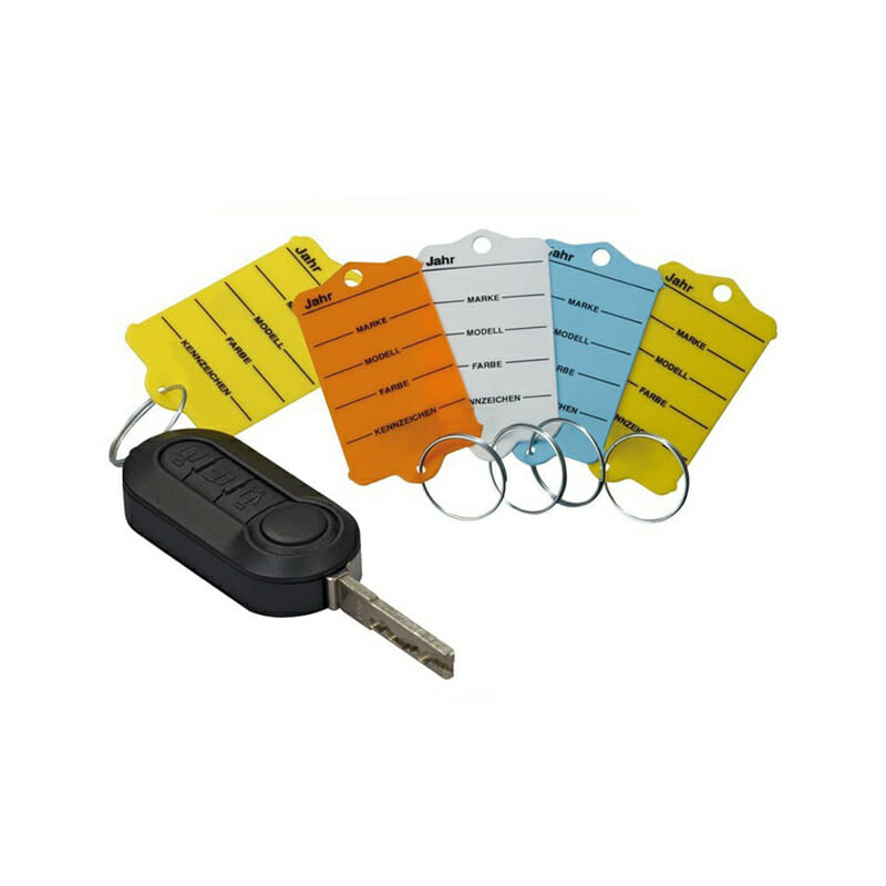 plastic key tag 8 Car Plastic Key Tags