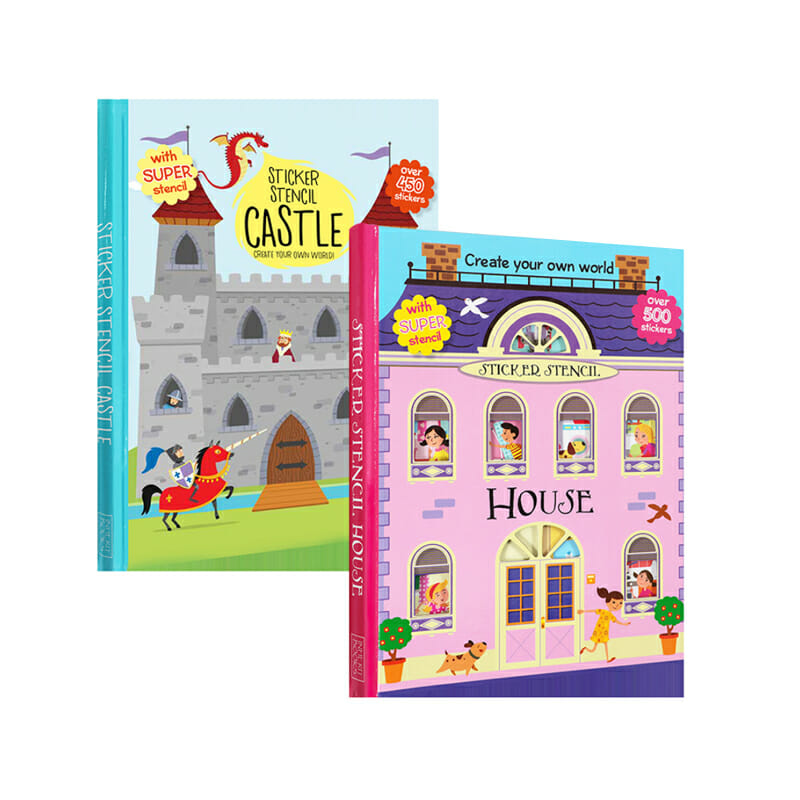 Children's Drawing Sticker Books