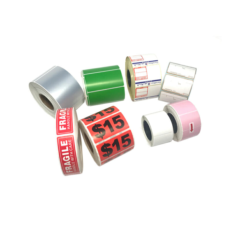 Thermal paper blank price tag