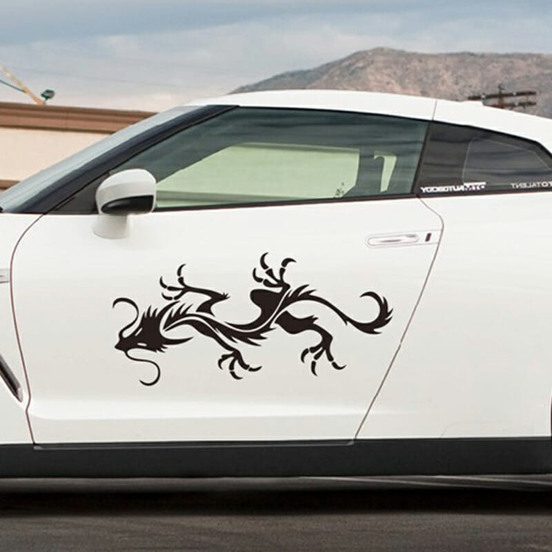 dragon car decal