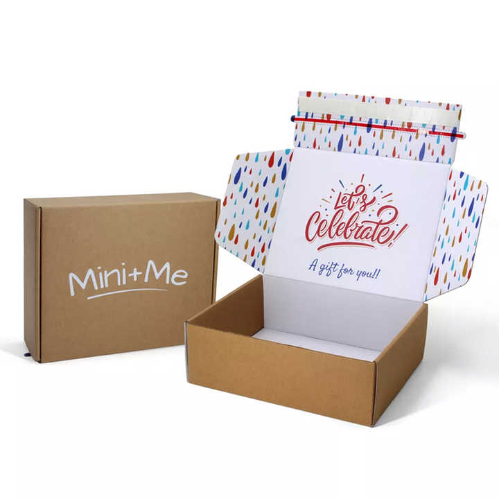mailer box 3 Foldable Colorful Mailing Boxes